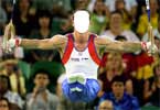 Gymnast on rings